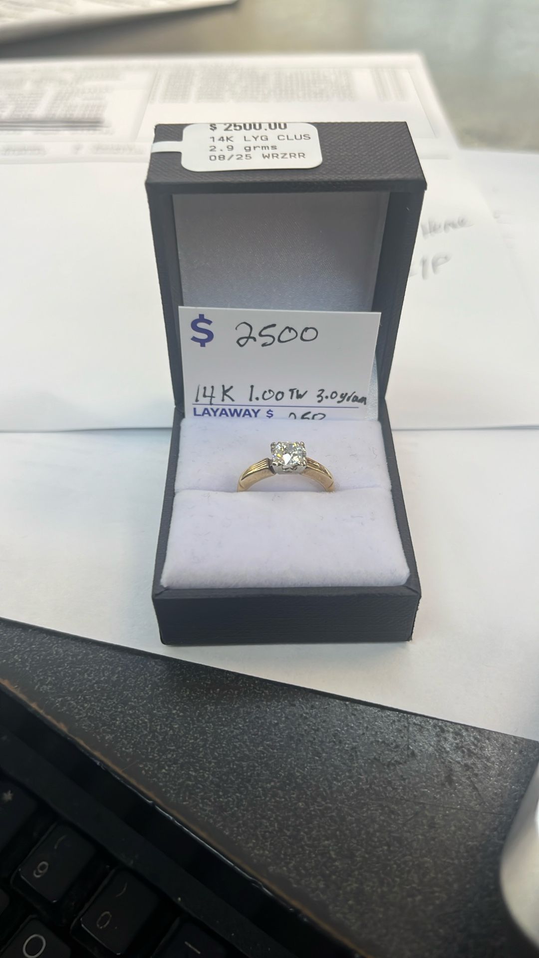 14k Diamond Ring