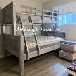 Twin Bunk Bed And Mattress 