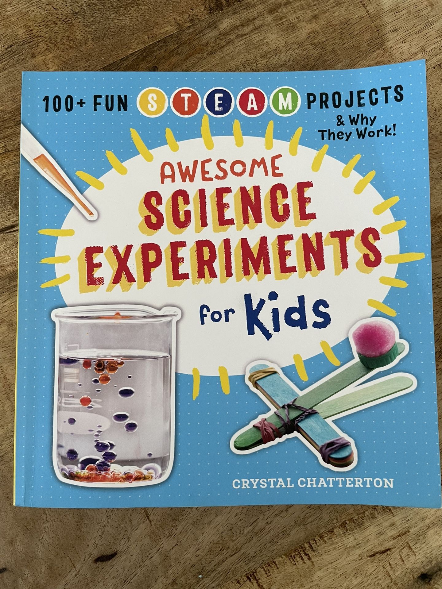 Awesome Science Experiments for Kids Book | Hands-On STEM Activities | Like New