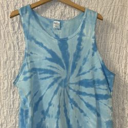 Port & Company: 100% Cotton Tie Dyed Tank Top, Size: XL