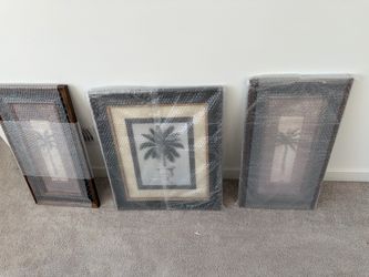 Palm Tree Prints - matching set of 3