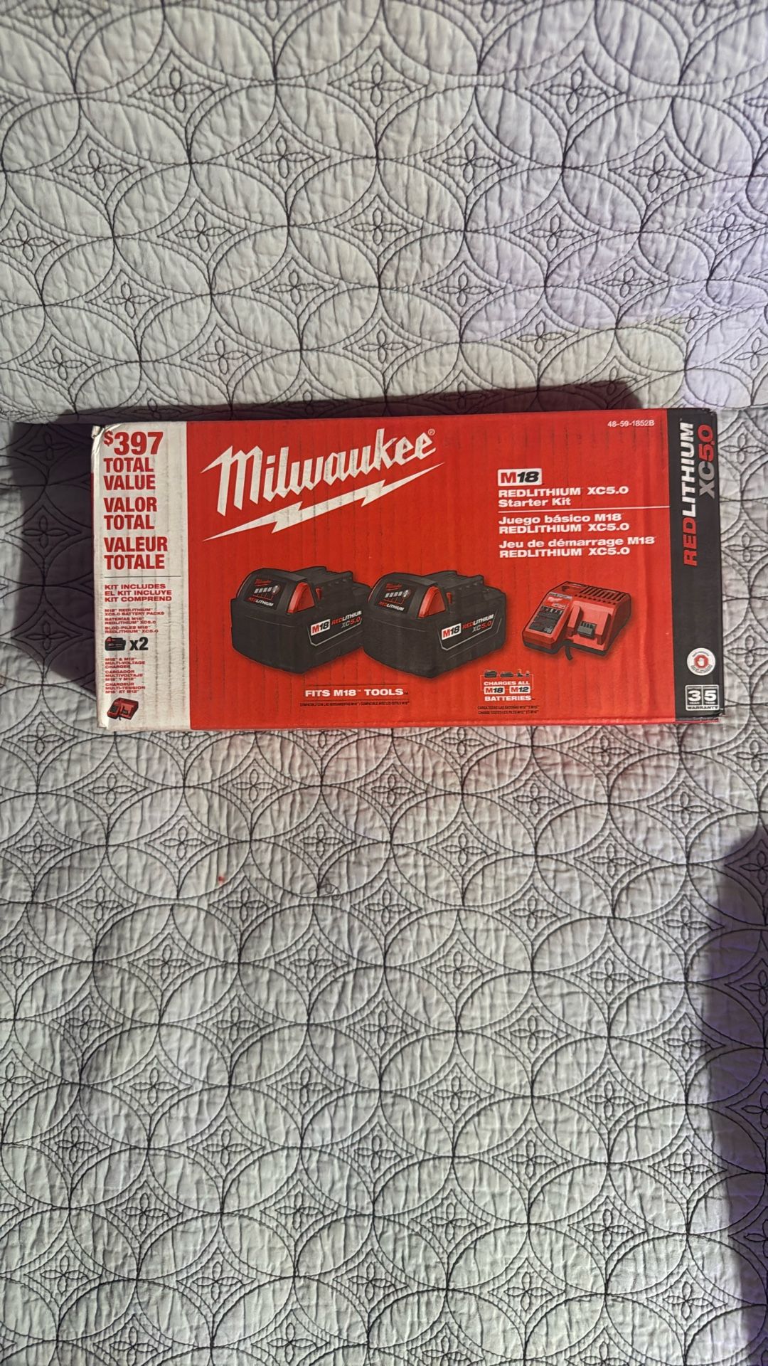 Brand New Milwaukee Batteries And Charger
