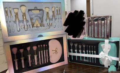 Rhinestone Make Up Brush Sets✨