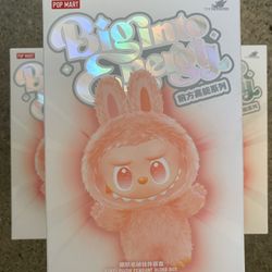 Pop Mart Big Into Energy Labubu VINYL PLUSH PENDANT BLIND BOX