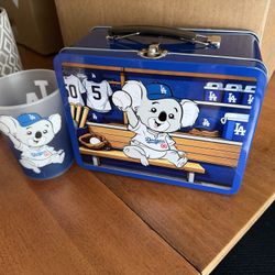 Dodgers Lunchbox combo Set Trade rojas