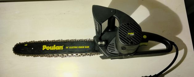 Poulan electric 2024 chainsaw pln1514