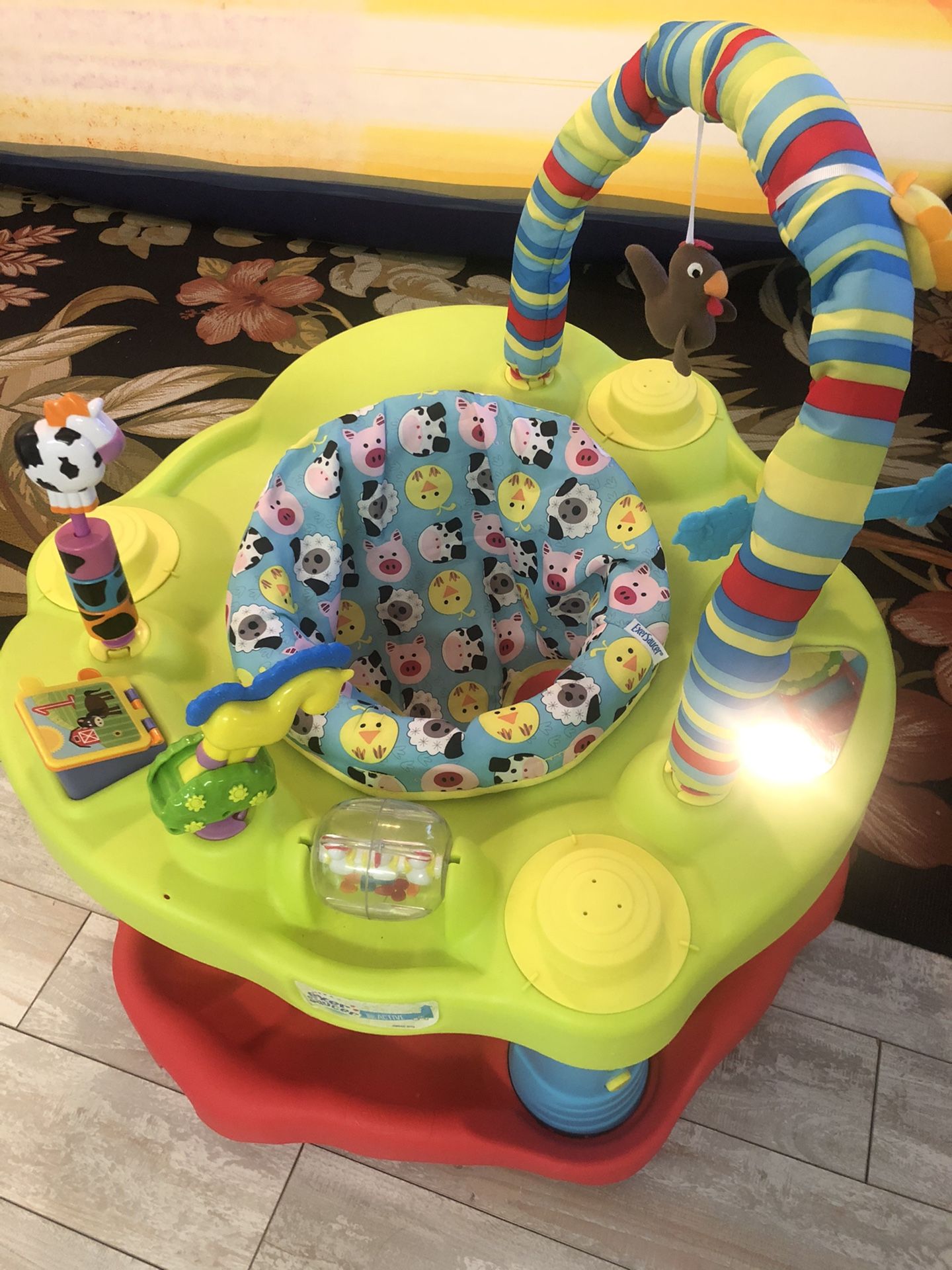 Evenflo ExerSaucer Baby Saucer Bouncing Barnyard Saucer