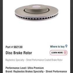 New~ Coated Brake Rotors ~ Mazda