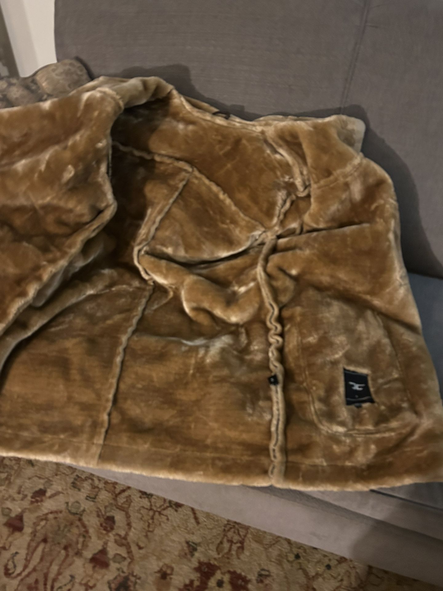 Man Denali Shearling Coat Jacket 