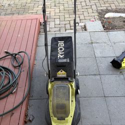 Ryobi Electric Lawn Mower (Bag Included) (Battery Not Included)