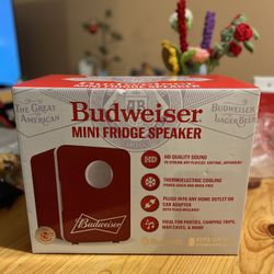 Budweiser Mini Fridge Speaker – Brand New (Unopened)