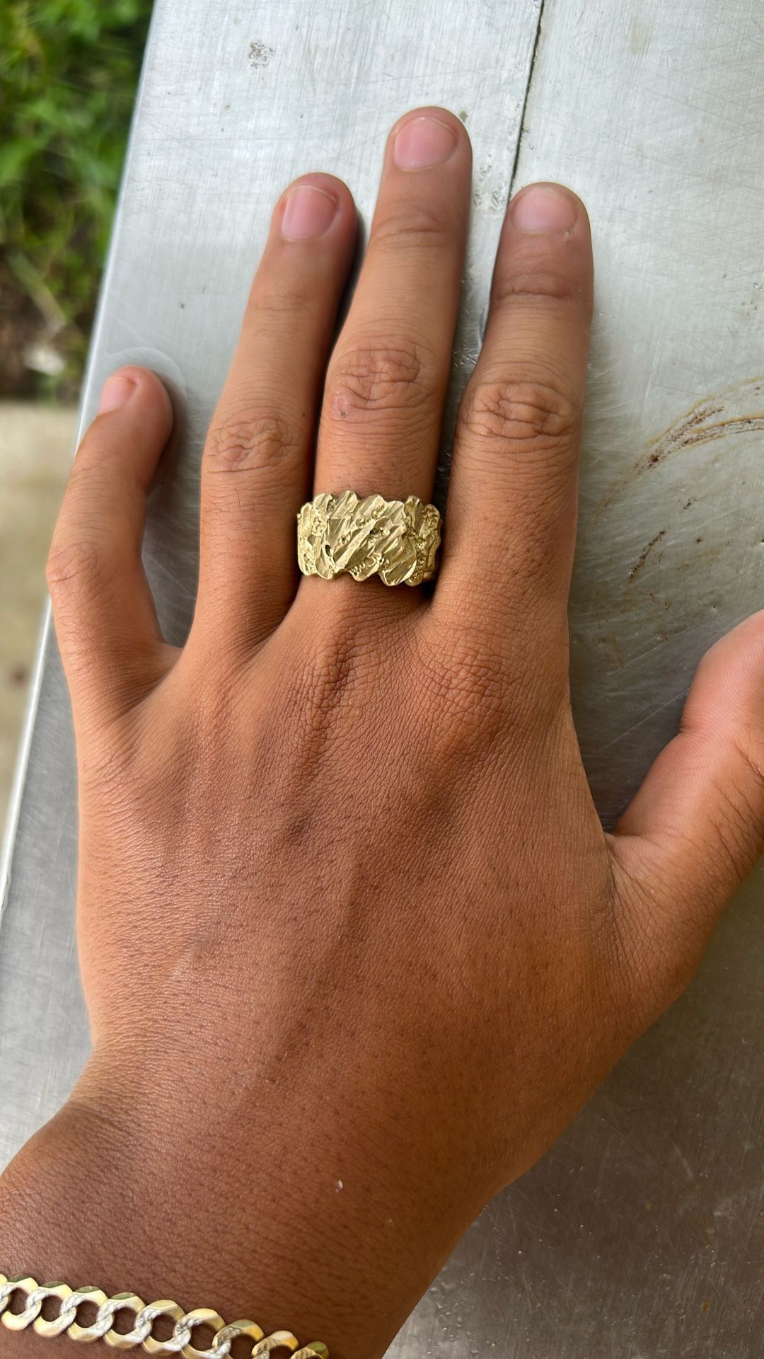gold Nugget Ring
