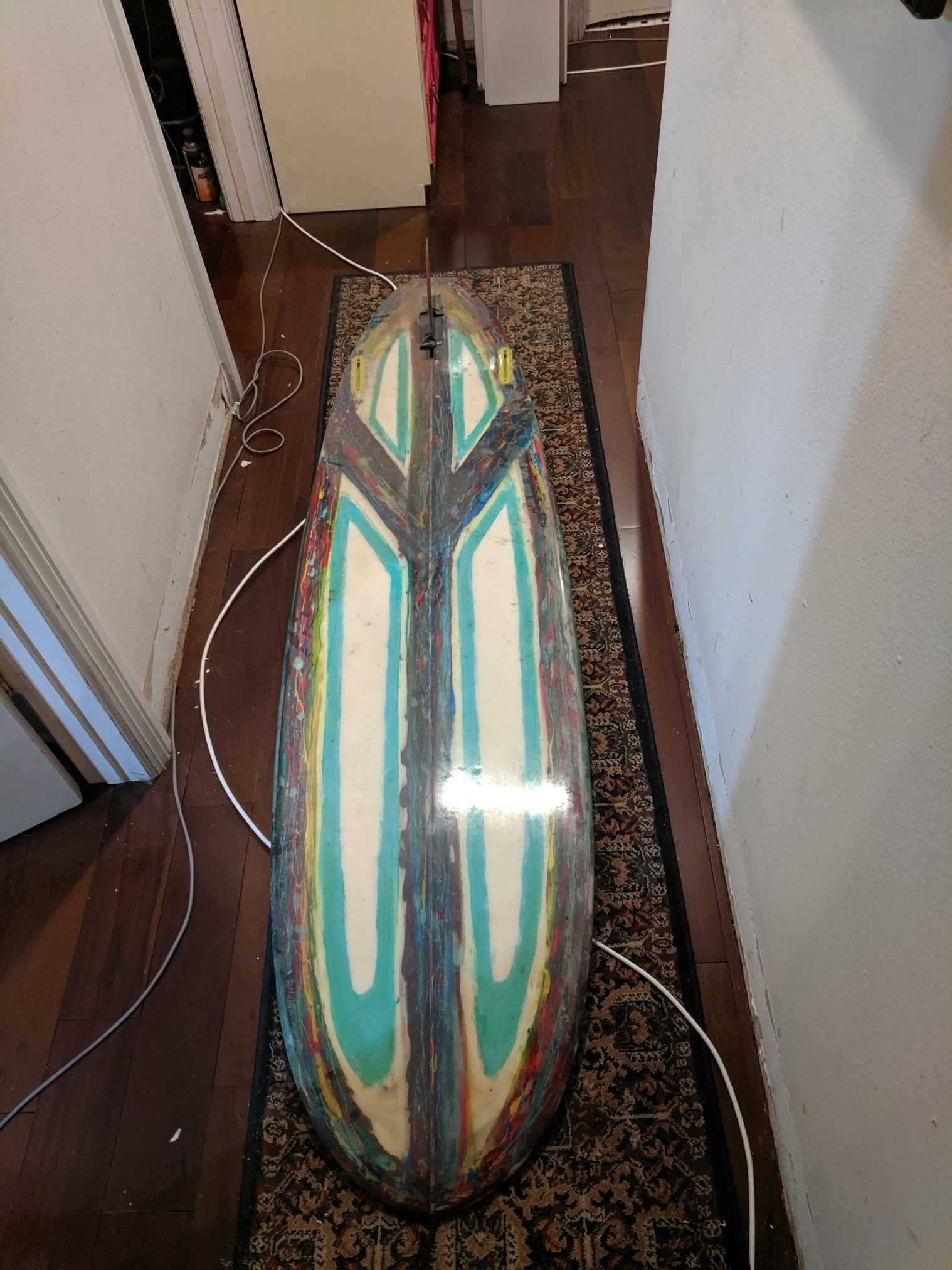 7'6 mini log surfboard