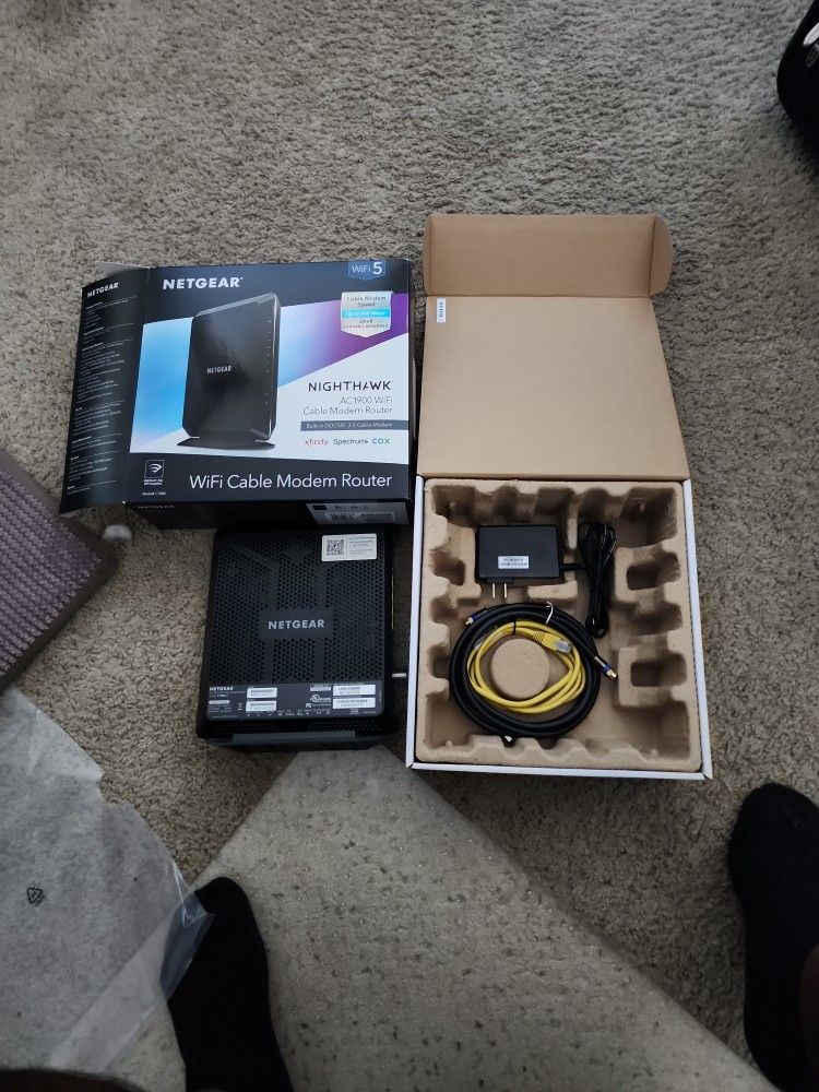 Netgear AC1900 cable modem