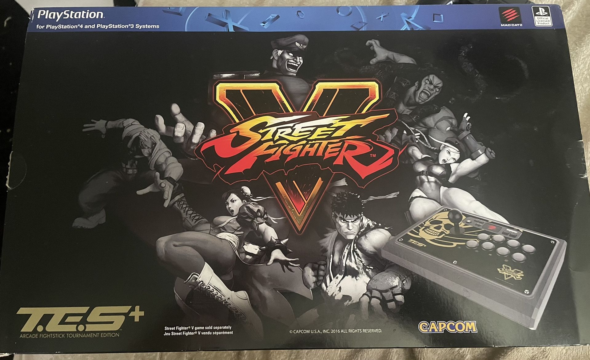 Mad Catz Street Fighter 5 T.E.5 Shadaloo Arcade Stick