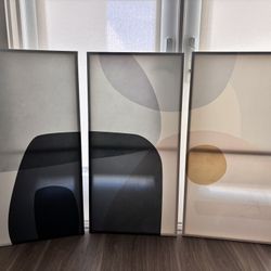 Blue Abstract Large Painting