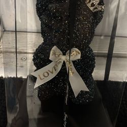 Bedazzled Black Teddy NIB