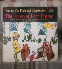 WONDERLAND LP. WINNIE THE POOH & CHRISTOPHER ROBIN 'THE HOUSE AT POOH CORNER' LP