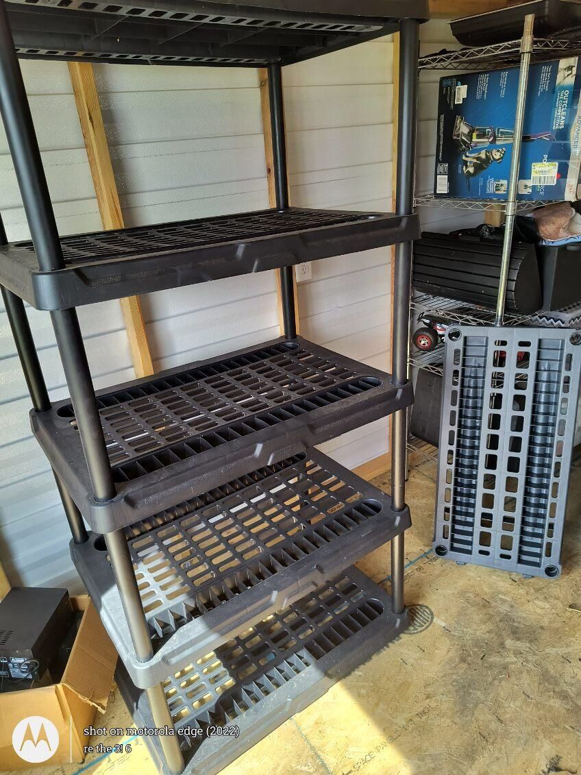 LARGE 5 SHELF UTILITY SHELF