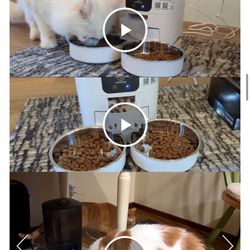 7L Automatic Two-way Pet Feeders. 2.4G WiFi Timed Auto Feeder
