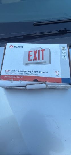 Lithonia Lighting LED Exit Emergency Light Combo