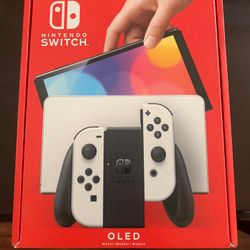 Brand New Nintendo Switch (OLED model) w/ White Joy-Con