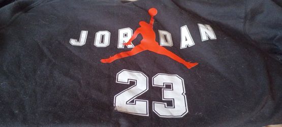 Michael Jordan Sweatshirt Long Sleeve Hoodie Signed Only 30