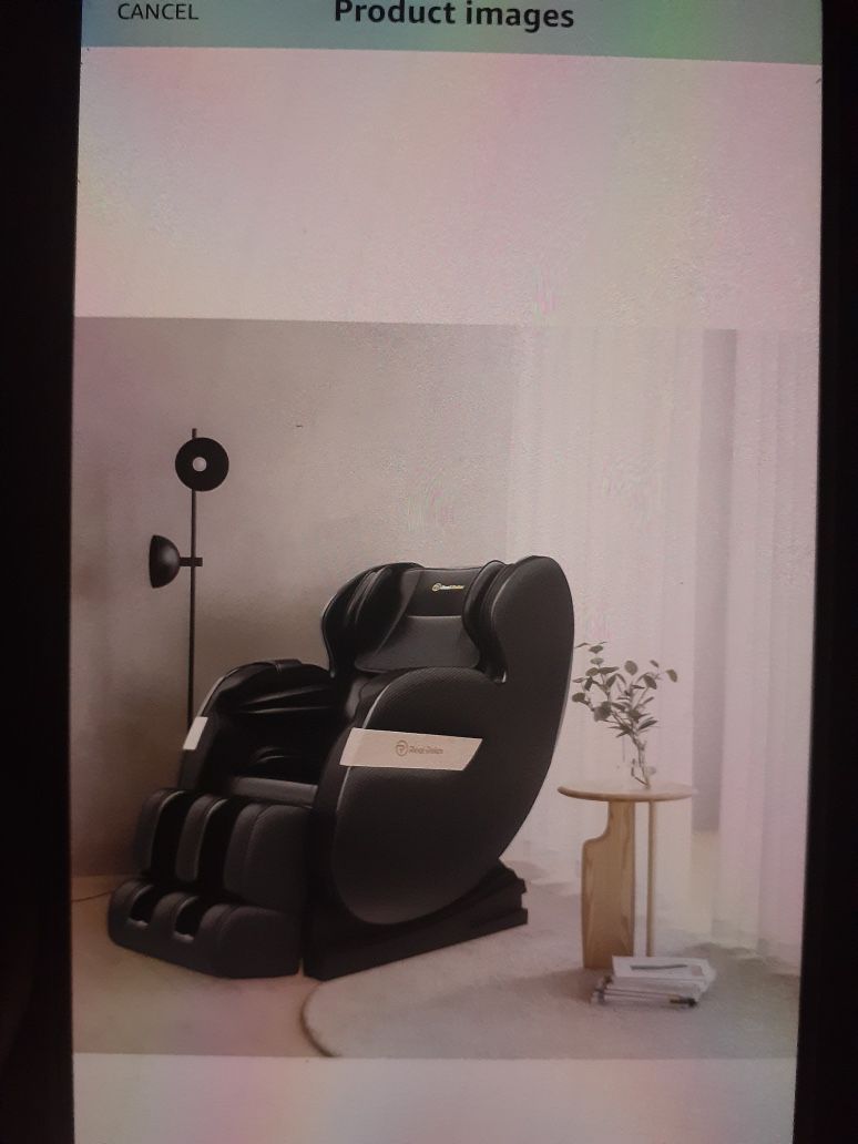 Real Relax Massage Chair, Full Body Zero Gravity Shiatsu Massage Recliner with Bluetooth Heat Foot Roller, FAVOR-03 Plus(Black