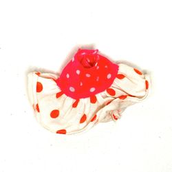 Orange Polka Dot Skirt from Vintage 1990 Mattel “Babysitter Skipper #9433”