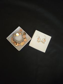 Bracelet & Earring Set, Like New