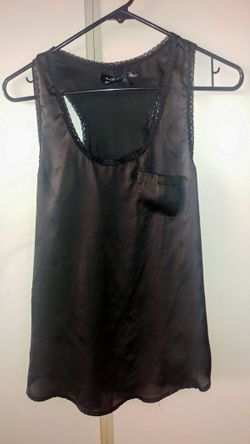 Black Sleeveless Blouse size S