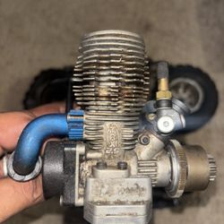 Rc car frame and engine