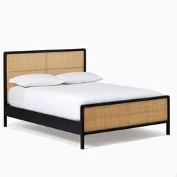 West Elm, Ida Bed Queen Black