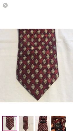 Jos. A. Bank red silk tie