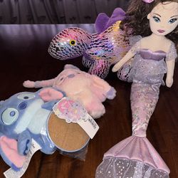Dinosaur, Mermaid & Lilo & Stitch $8 for all