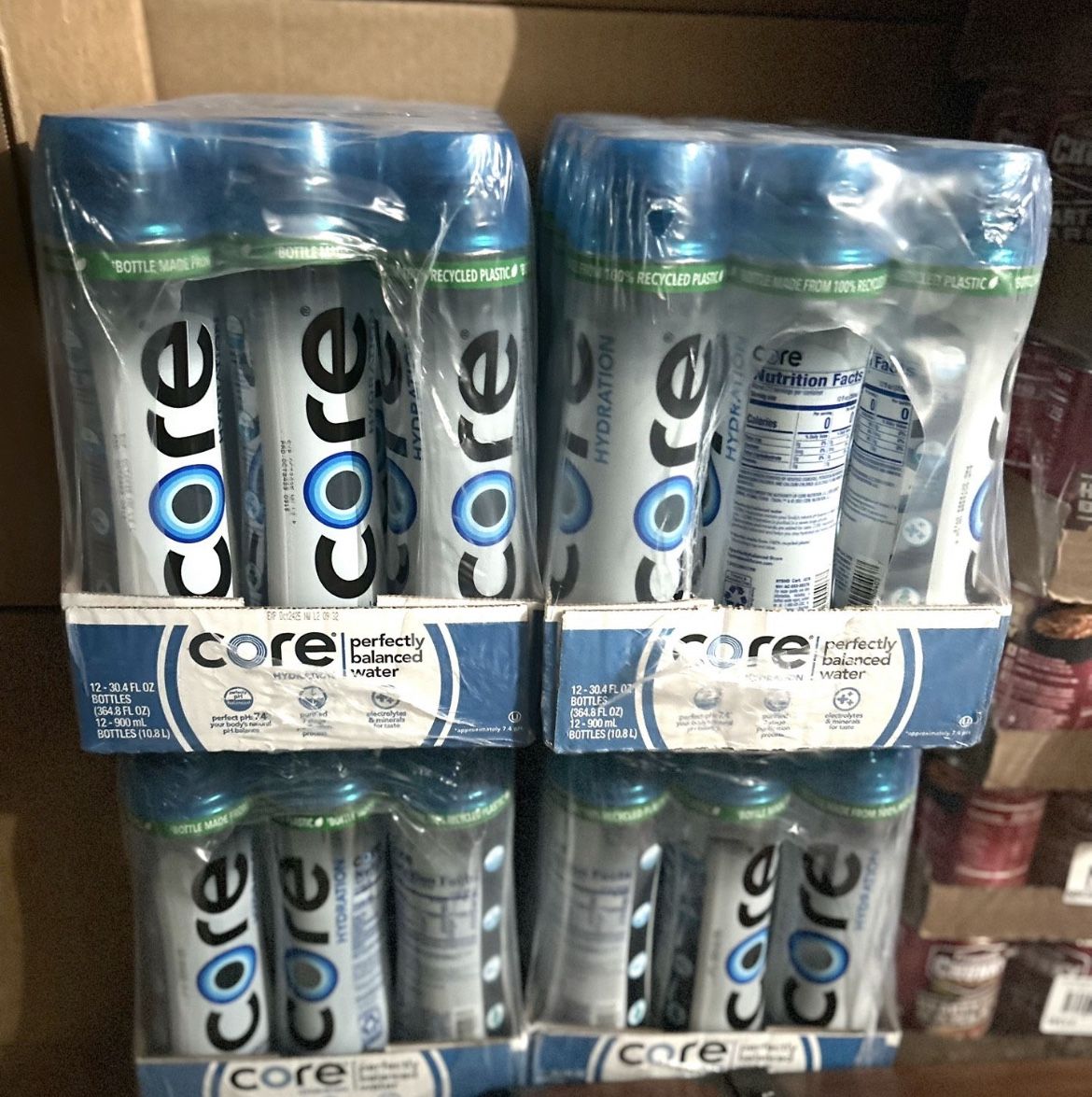 Core Hydration Perfectly Balanced Water, 30.4 fl oz bottle (Pack of 12)