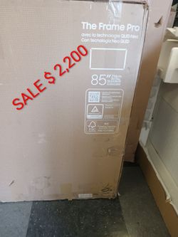 SAMSUNG 85"INCH QLED 4K THE FRAME PRO TV