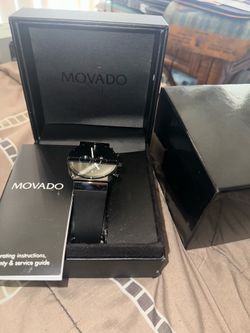 Movado sapphire black