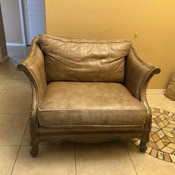 Oversize Leather Chair