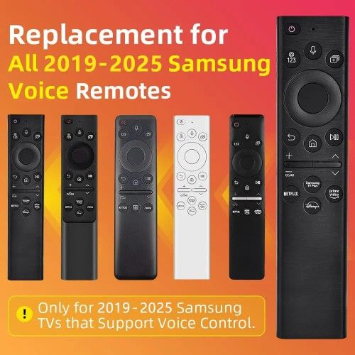 Replacement for Samsung TV Remote, for All 2019-2025 Samsung Remote Control for Smart TV with Voice Control.