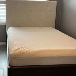 Queen Size Bed frame with Mattress