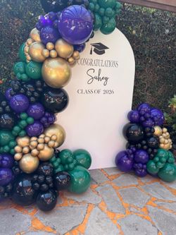 Graduation backdrop