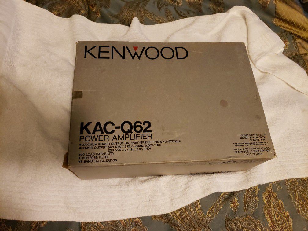 Kenwood  KAC-Q62 POWER AMPLIFIER