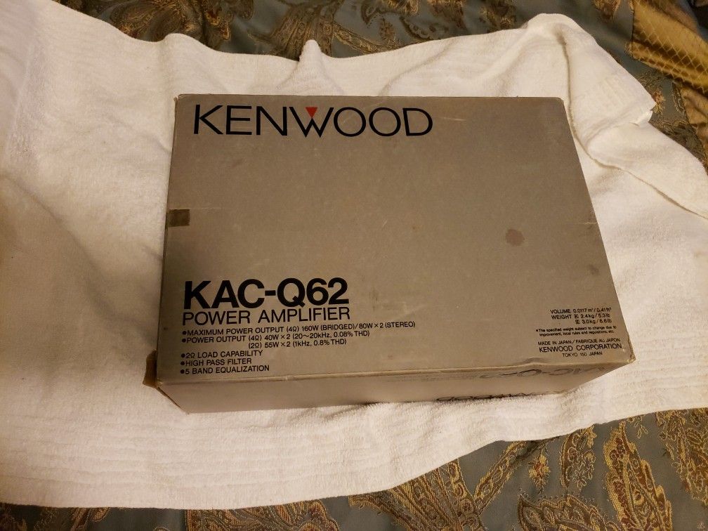 Kenwood KAC-Q62 POWER AMPLIFIER