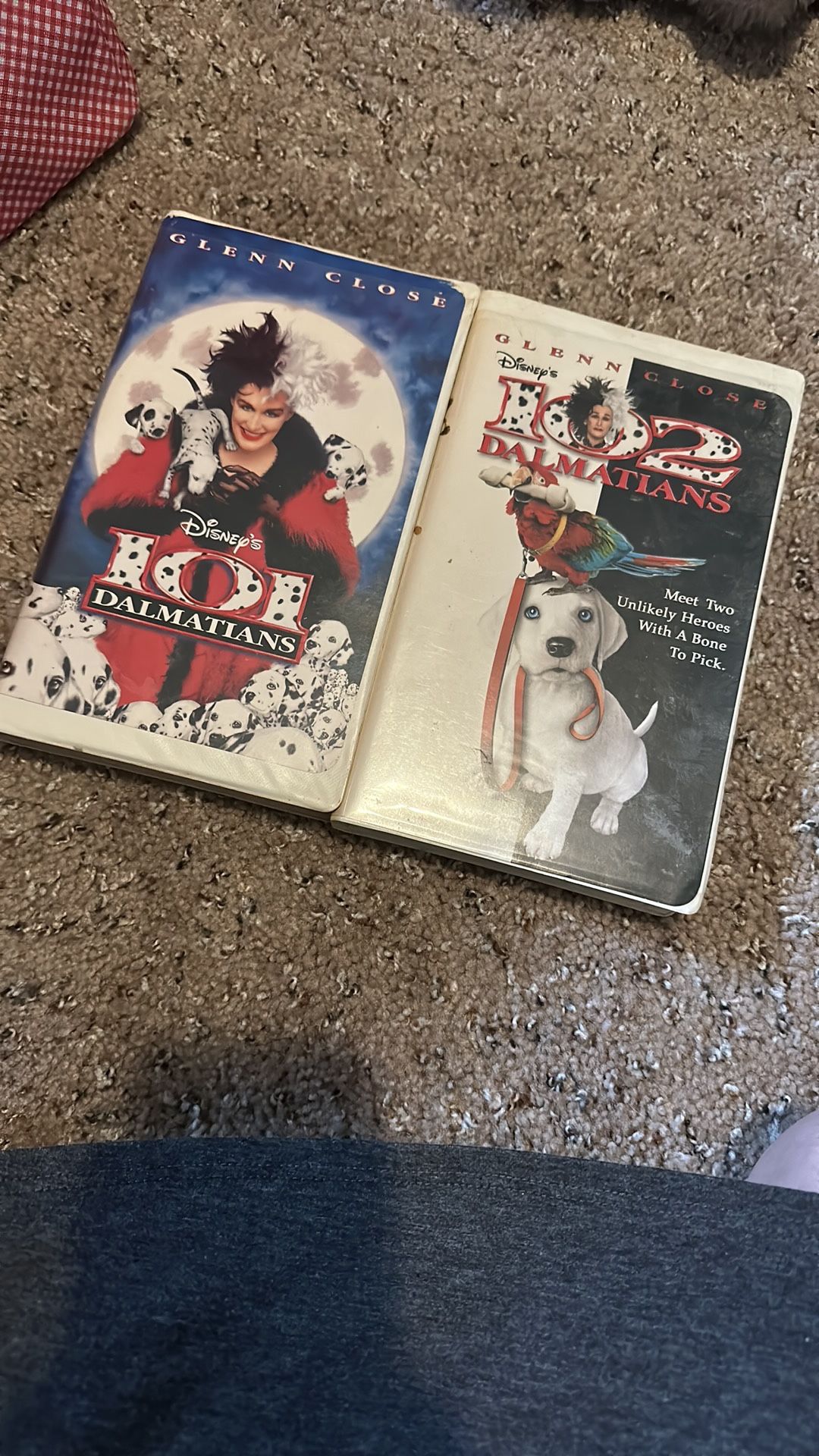 Disney 101 And 102 Dalmatians Movies VHS