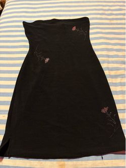 Floral tube top