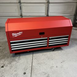 New Milwaukee High Capacity 56 in. W × 22 in. D 8-Drawer Top Tool Chest