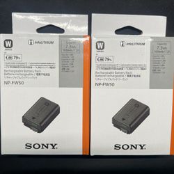 Sony NP-FW50 Batteries (2)