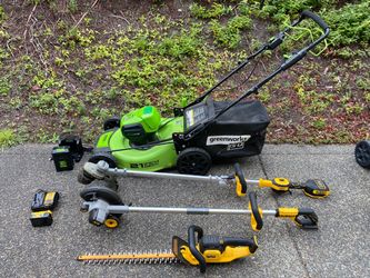 Pro 21" Mower & DeWalt Outdoor Tool Bundle, yard, mower, tools, power