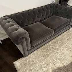 Gray 2 Seat Sofa / Couch